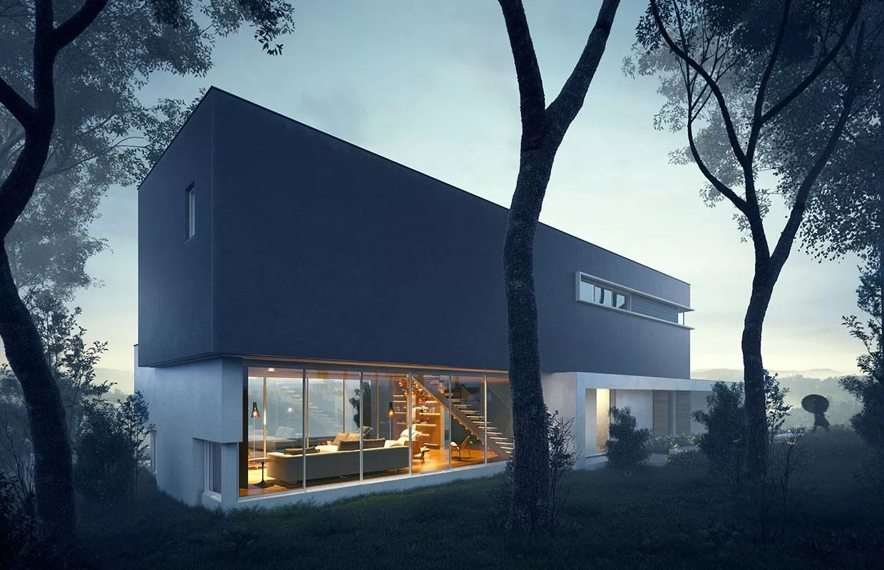 Ovolo minimalistik konut tasarımı