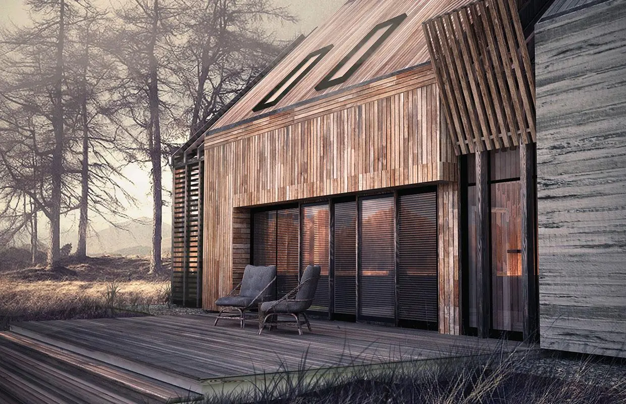 Ovolo ahşap ev tasarımı