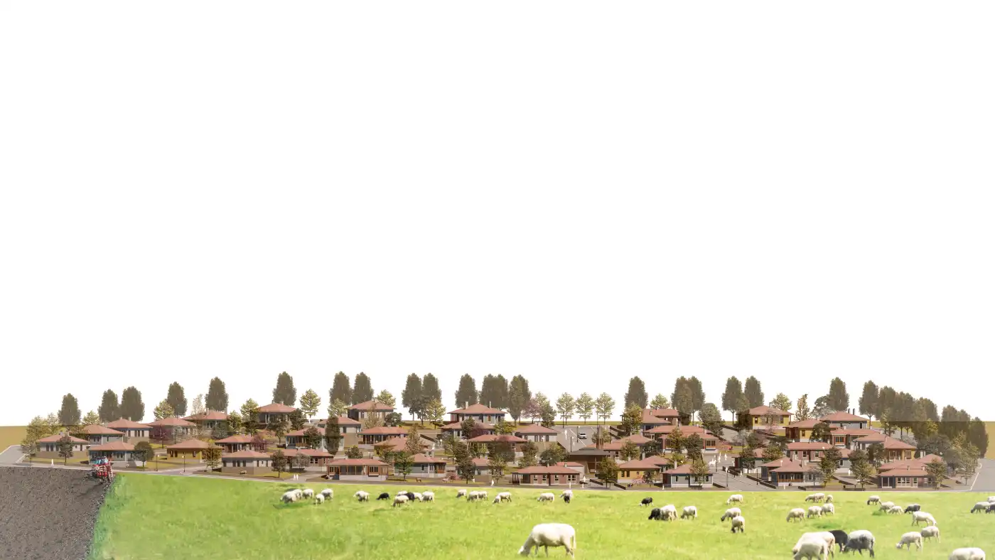 Gaziantep Nurdağı Gedikli Köyü Deprem Konutları