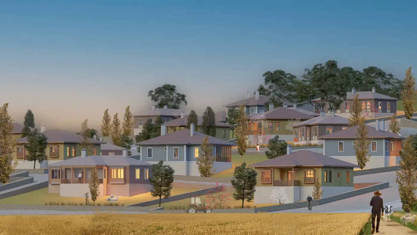 Kahramanmaraş Türkoğlu Özbek Köyü Deprem Konutları